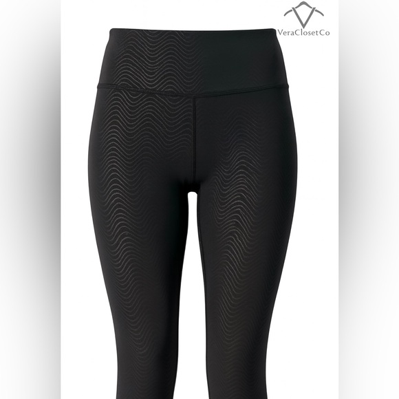 Lululemon Align High-Rise Pant 25” Speckle Embossed Black – Size 6 - Picture 2 of 7